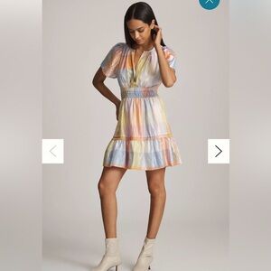 Anthropologie Somerset Mini Dress: Metallic Edition. NWT. XL.